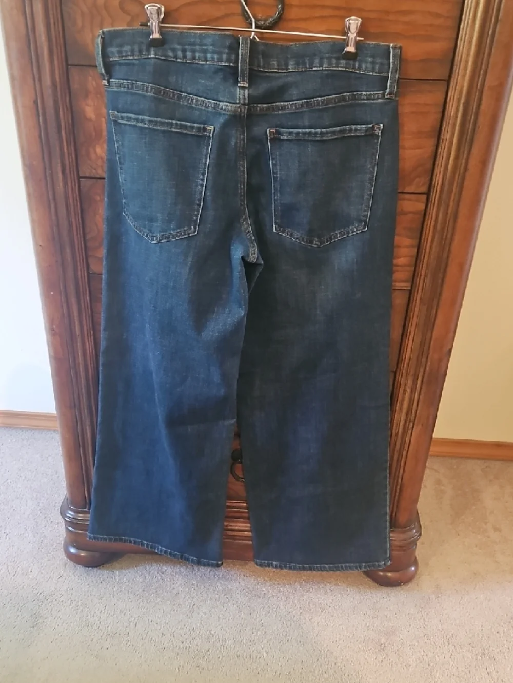Banana Republic Dark Indigo Wide-Leg Jeans - Picture 3 of 3